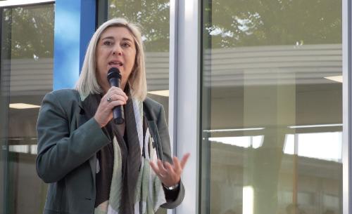Il saluto dell'assessore Cristina Amirante.