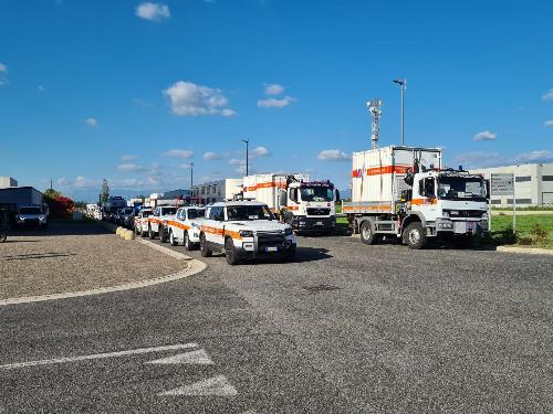I mezzi della colonna