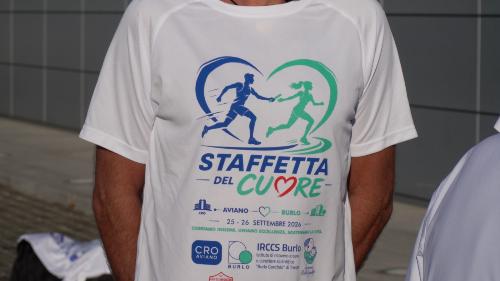 La maglia della Staffetta del cuore