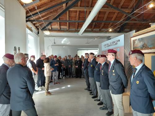 L'inaugurazione della mostra mostra storico-documentaria dedicata all’ottantesimo anniversario della Sezione Anpdi di Trieste, allestita al Museo della guerra per la pace "Diego de Henriquez"