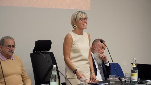 L'intervento dell'assessore regionale alle Finanze Barbara Zilli a Gemona del Friuli in occasione dei 50 anni di GemonAtletica.