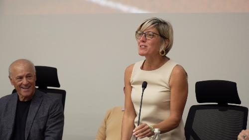 L'intervento dell'assessore regionale alle Finanze Barbara Zilli a Gemona del Friuli in occasione dei 50 anni di GemonAtletica.