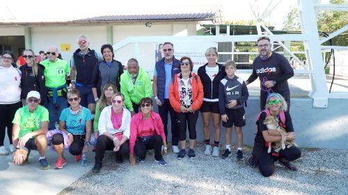 Zilli con alcuni partecipanti al memorial dediìcato a Nadia Orlando