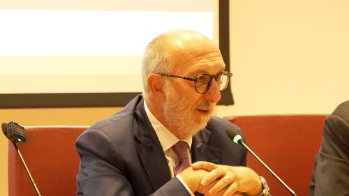 L'assessore Riccardo Riccardi all'evento Ail di Udine