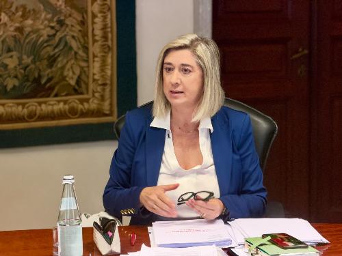 L'assessore regionale alle Infrastrutture e territorio, Cristina Amirante.