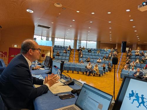 Un momento dell'Info Day dedicato alle nuove misure regionali per lo sport.