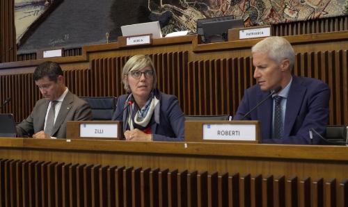 L'intervento in Commissione dell’assessore alle Finanze Barbara Zilli.