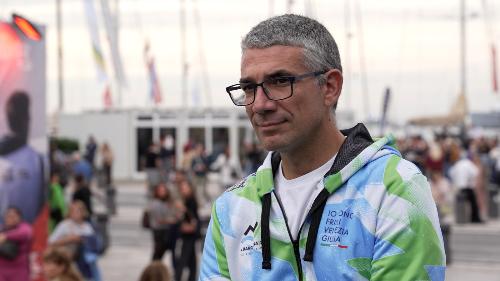 L'assessore Roberti interviene alle premiazioni di Barcolana Ski nello stand Io sono Fvg di Barcolana 