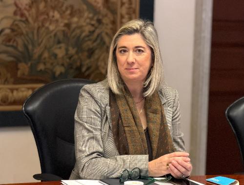 L'assessore regionale alle Infrastrutture e territorio, Cristina Amirante.