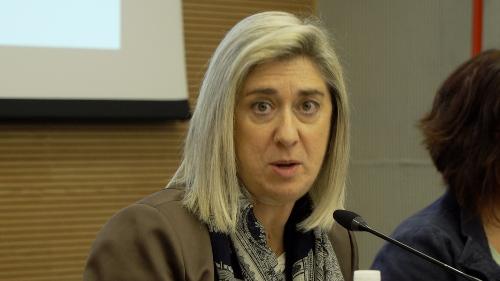 L'intervento dell'assessore regionale Cristina Amirante a Villa Manin di Codroipo.