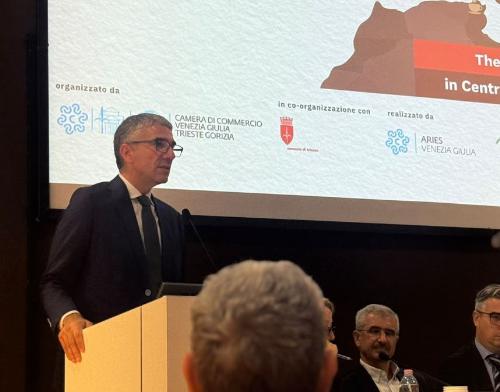 L'intervento dell’assessore alle Autonomie locali Pierpaolo Roberti.