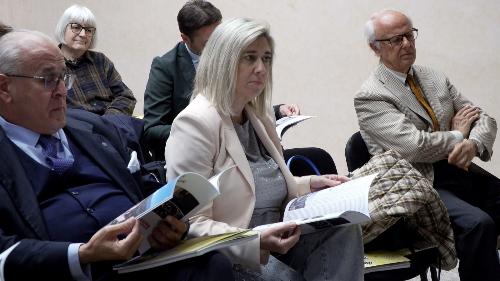 L'assessore Cristina Amirate, alla sua destra il sindaco di Gorizia Rodolfo Ziberna