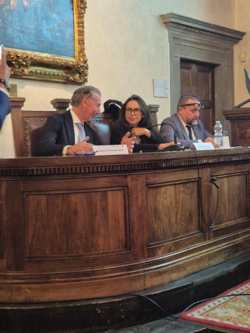 L'assessore Scoccimarro (primo da sinistra)