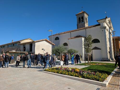 I nuovi spazi della piazza di Cavalicco.