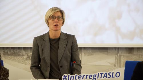 L'assessore Barbara Zilli durante il suo intervento