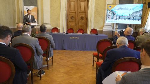 Il governatore Fedriga interviene alla riunione del Comitato Coter oggi a Trieste