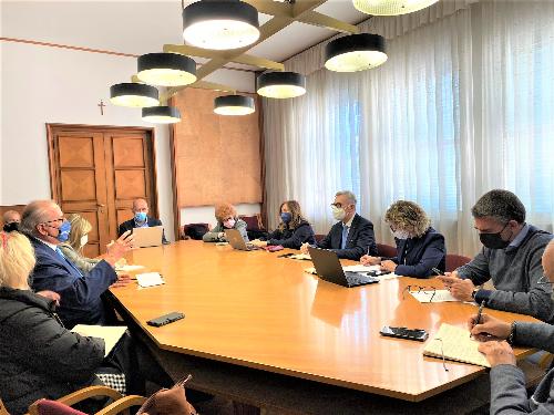 Il tavolo di lavoro per Gorizia 2025 con gli assessori regionali Gibelli, Zilli e Roberti