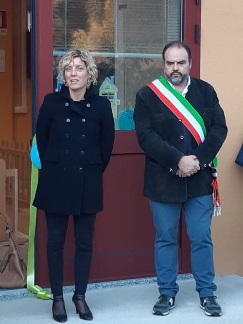 L'assessore regionale Barbara Zilli con il sindaco di Pontebba Ivan Buzzi