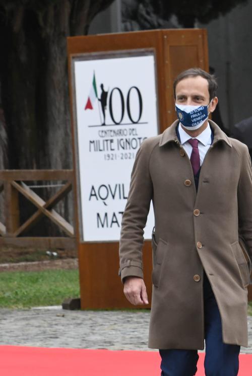 Il governatore del Friuli Venezia Giulia Massimiliano Fedriga.