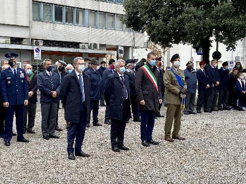 L'assessore regionale alle Risorse agroialimentari Stefano Zanier alla celebrazione del 4 novembre svoltasi a Pordenone