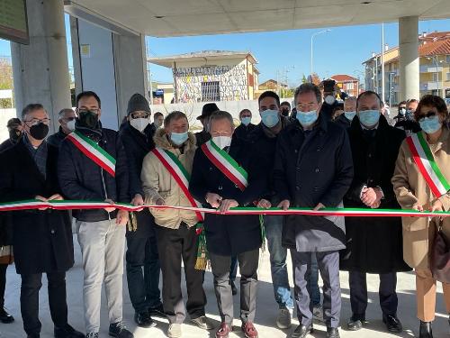 L'assessore regionale alle Infrastrutture e territorio, Graziano Pizzimenti, ha inaugurato l'autostazione di Codroipo.