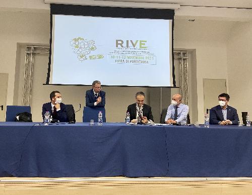 L'intervento dell'assessore regonale alle Risorse agroalimentari Stefano Zannier nel corso del convegno svoltosi in Fiera a Pordenone