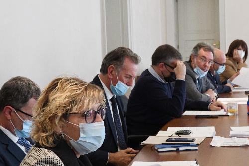 L'assessore regionale Barbara Zilli nel corso della riunione odierna di Giunta