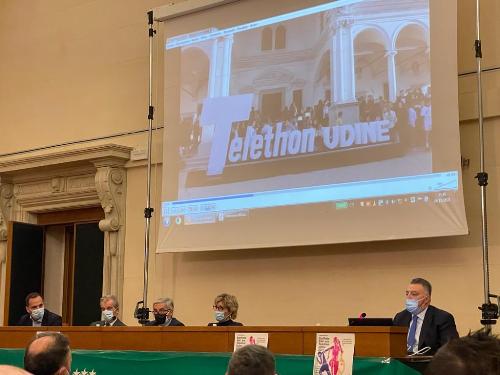 L'assessore regionale alle Finanze, Barbara Zilli, è intervenuta a Udine nel palazzo municipale alla presentazione della 23. edizione della corsa a scopo benefico Telethon Udine. 