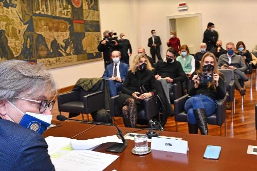 La presentazione della stagione invernale 2021-22 si è tenuta a Trieste nella sala Predonzani della sede della Regione.