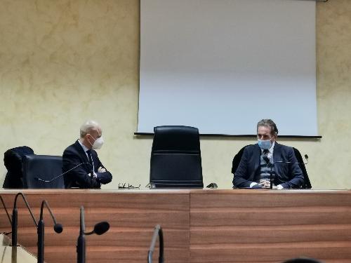 L'incontro in Municipio a Latisana tra l'assessore regionale all'Ambiente Fabio Scoccimarro e il sindaco Lanfranco Sette