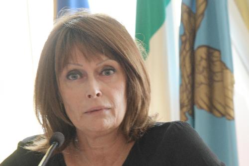 L'assessore regionale al Lavoro, Formazione, Istruzione, Ricerca, Università e Famiglia, Alessia Rosolen