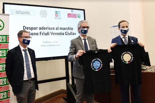 Un momento della alla presentazione alla stampa dell’adesione al ‘sistema’ Io Sono Friuli Venezia Giulia di Aspiag Service, la società che gestisce a livello locale il marchio Despar. 
