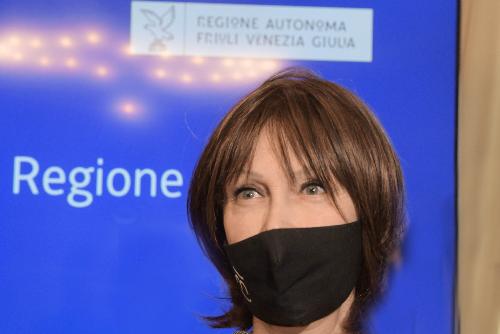 L'assessore regionale al Lavoro Alessia Rosolen