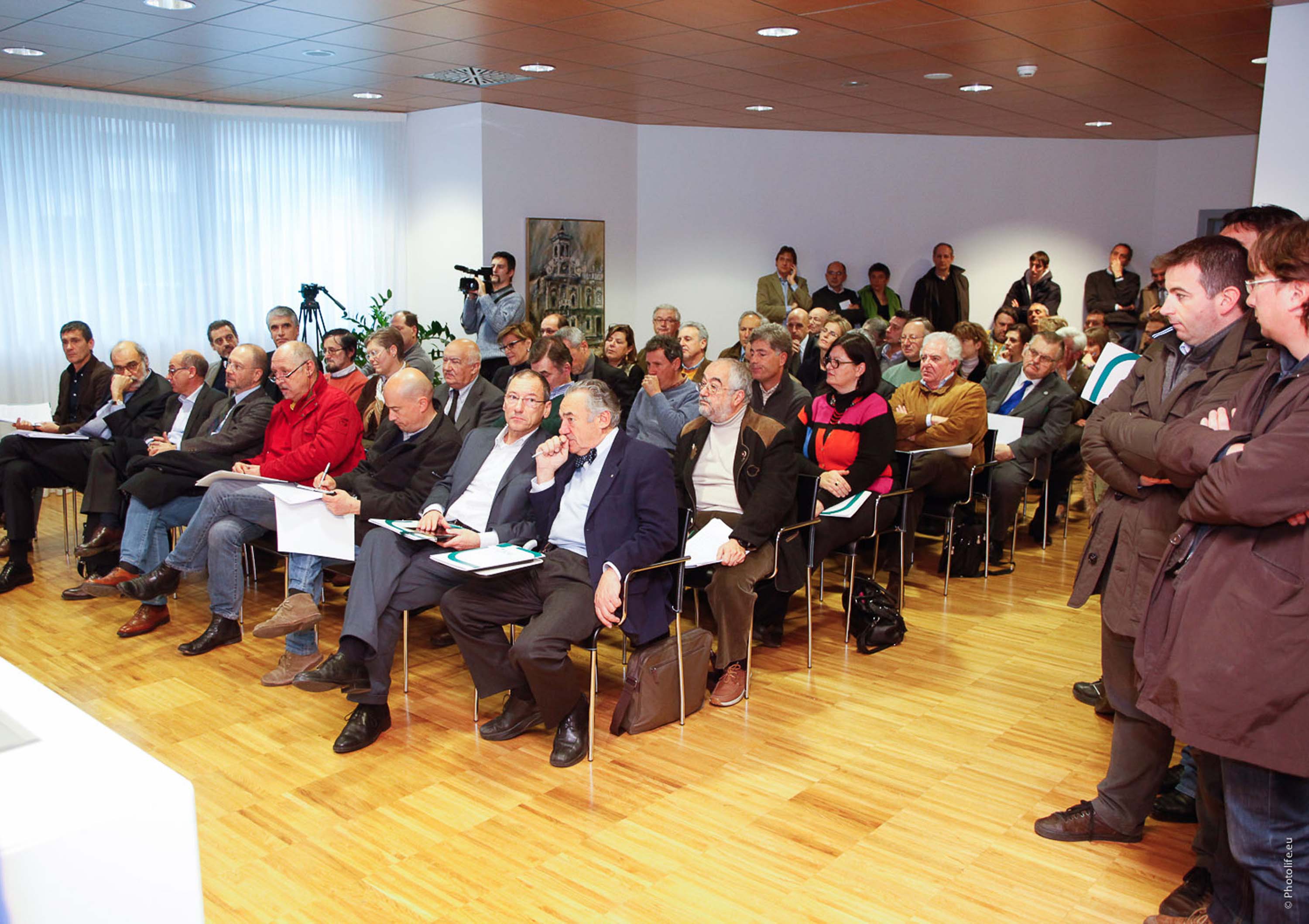 Pubblico alla presentazione dei progetti del CRITA-Centro di Ricerca e Innovazione Tecnologica in Agricoltura. (Udine 30/11/12)