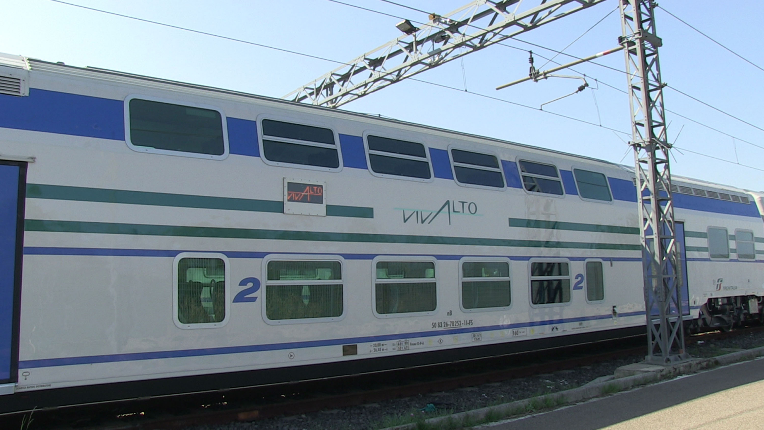 Il nuovo treno Vivalto per il trasporto pubblico locale del Friuli Venezia Giulia. (Udine 21/12/12)