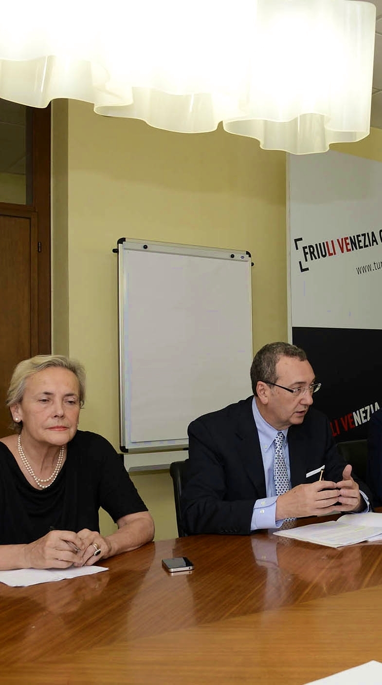 Sergio Bolzonello (Vicepresidente FVG e assessore regionale Attività produttive) e Maria Teresa Bassa Poropat (presidente Provincia Trieste). (Trieste 02/07/13)
