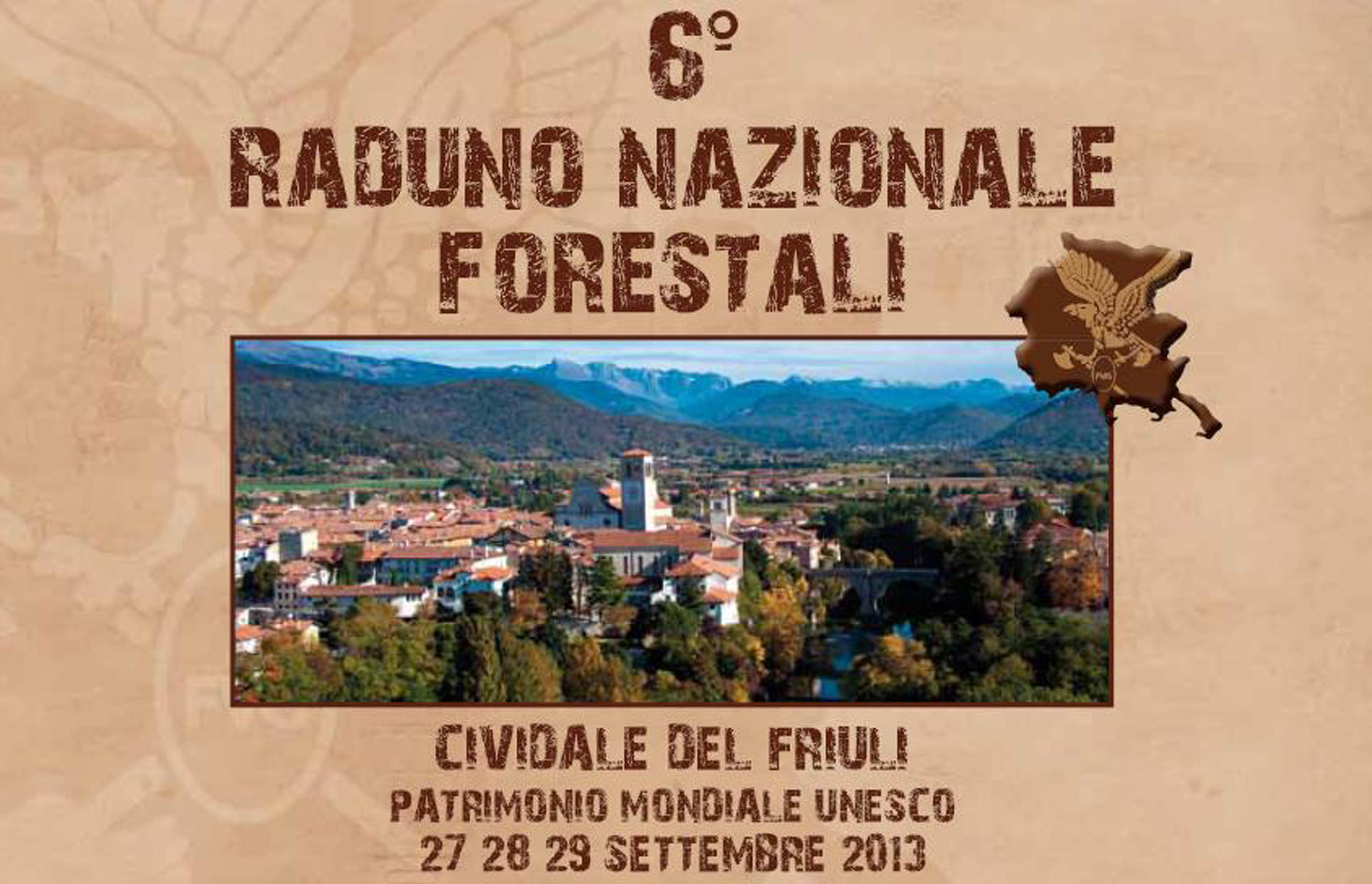 Manifesto del VI Raduno nazionale dei Forestali