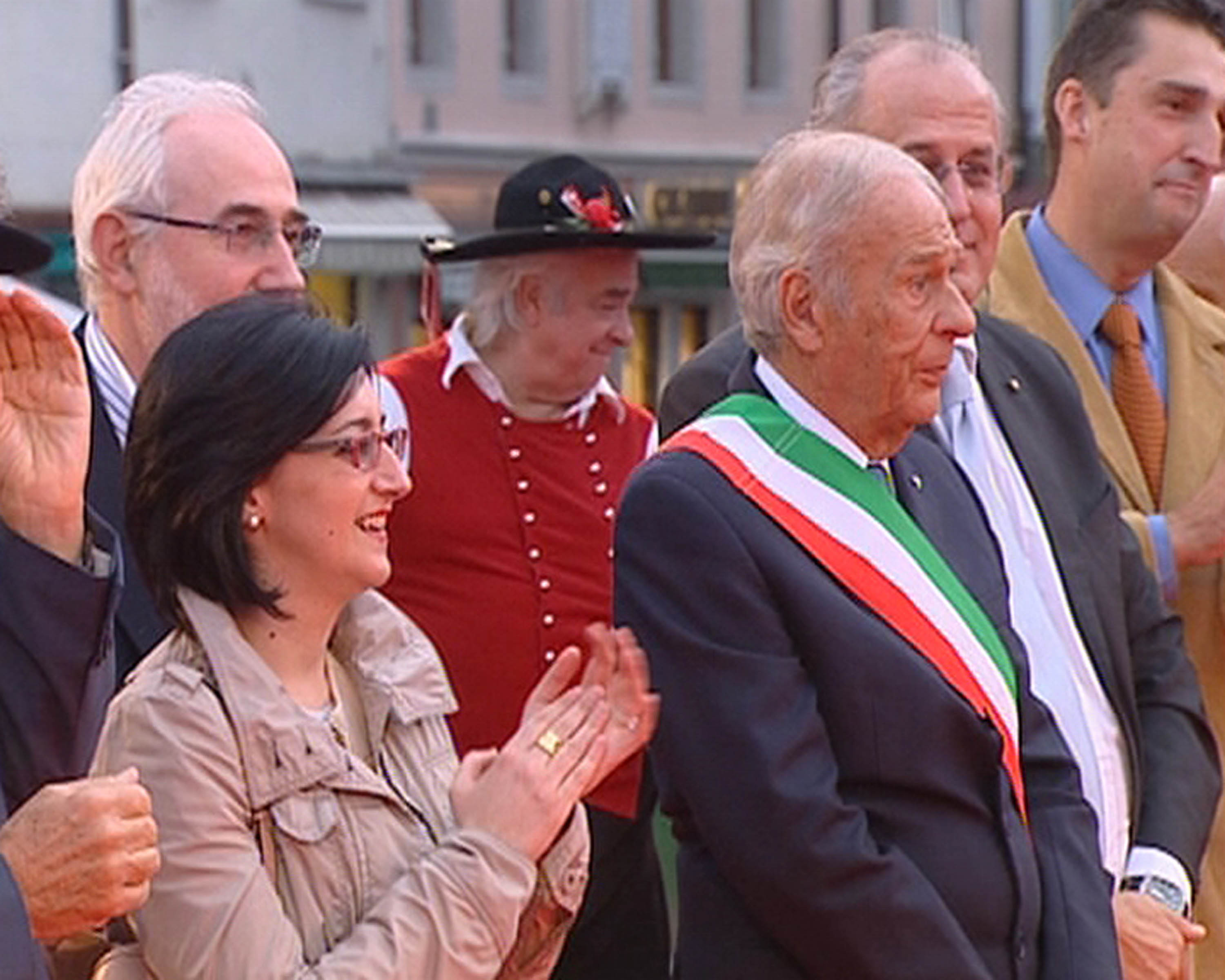 Sara Vito (Assessore regionale Ambiente) ed Ettore Romoli (Sindaco Gorizia) all'inaugurazione della decima edizione di &quot;Gusti di Frontiera&quot;. (Gorizia 26/09/13)