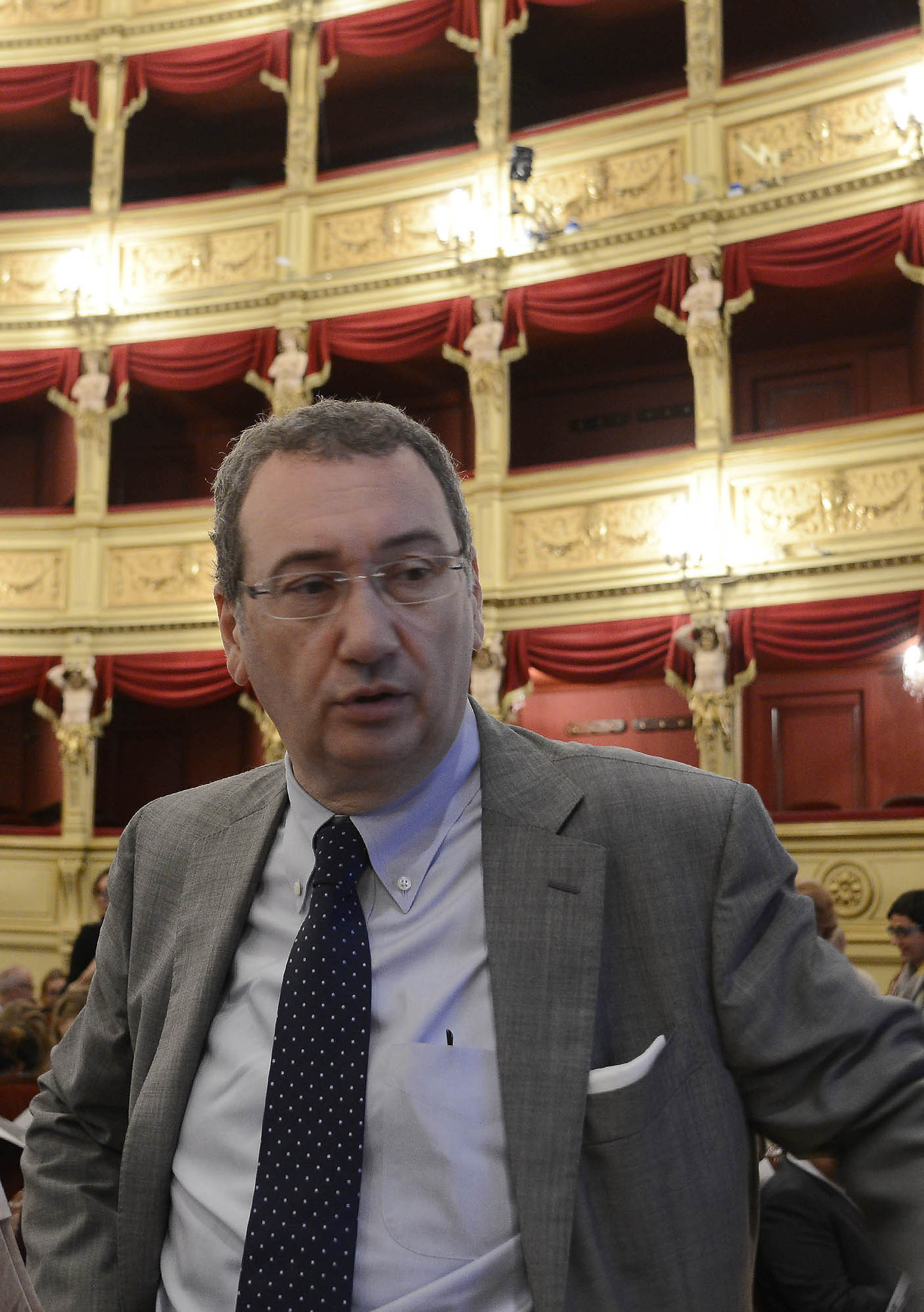 Sergio Bolzonello (Vicepresidente FVG e assessore regionale Attività produttive) nel corso dell'incontro Nord Est Technology Transfer nell'ambito di Trieste Next, al Teatro Verdi. (Trieste 28/09/13)