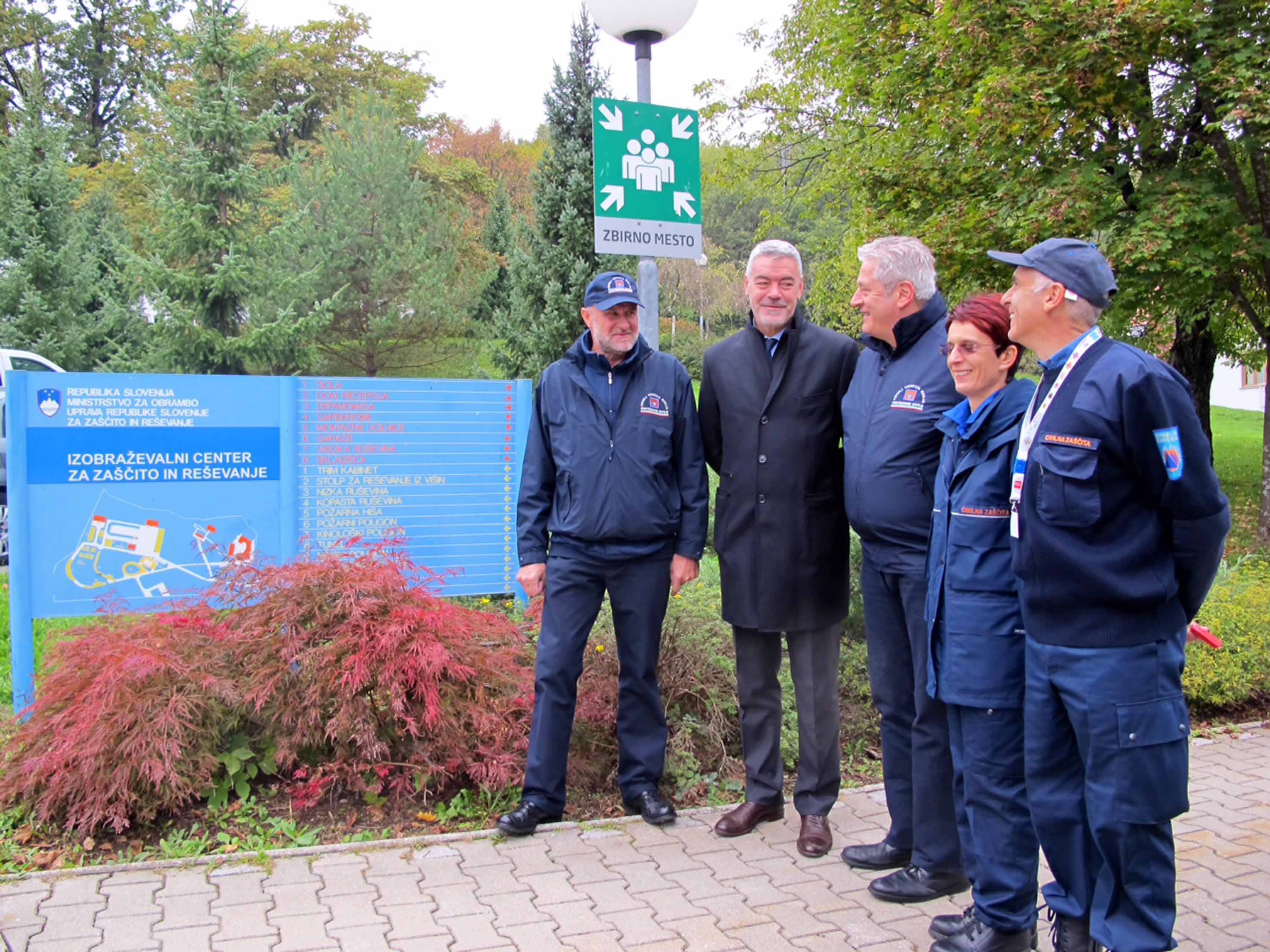 Paolo Panontin e Guglielmo Berlasso (Assessore e direttore Protezione civile FVG). [Ig (SLO) 05/10/13]