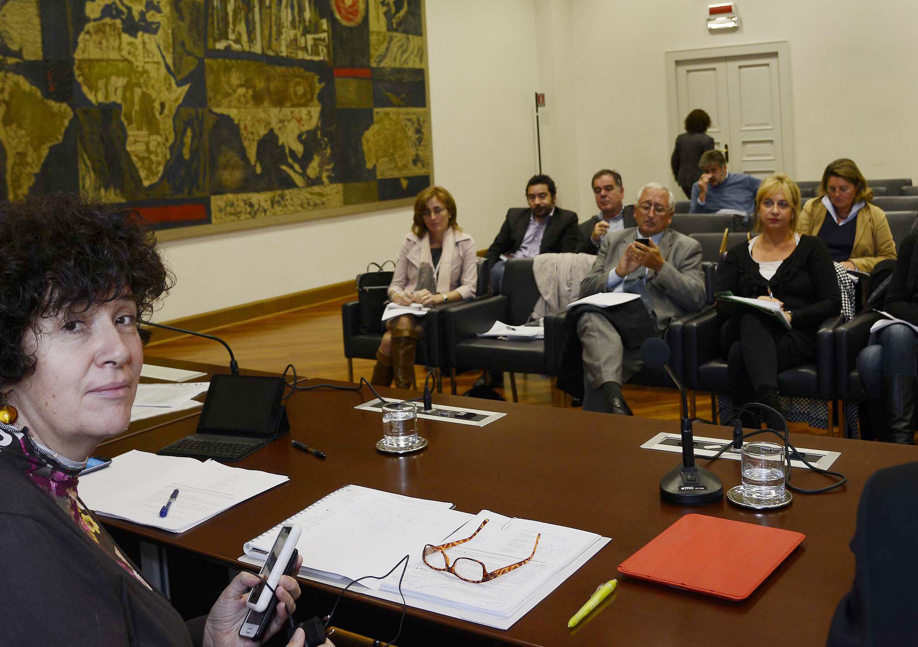 Loredana Panariti (Lavoro, Formazione, Istruzione, Pari Opportunità, Politiche giovanili e Ricerca) nella sede della Regione FVG. (Trieste 14/10/13)