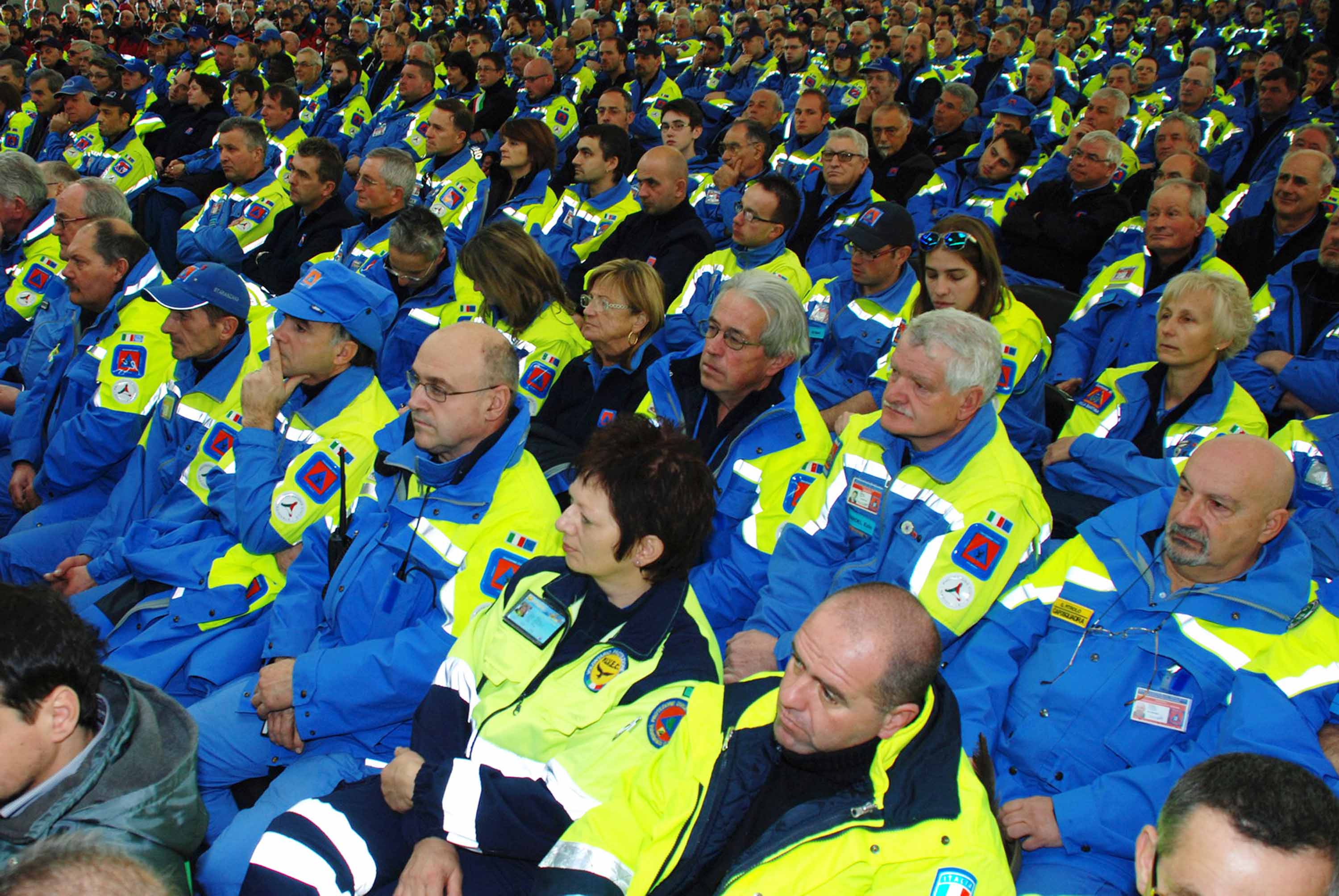 Volontari alla XVI Giornata del Volontario di Protezione civile - Udine 07/12/2013