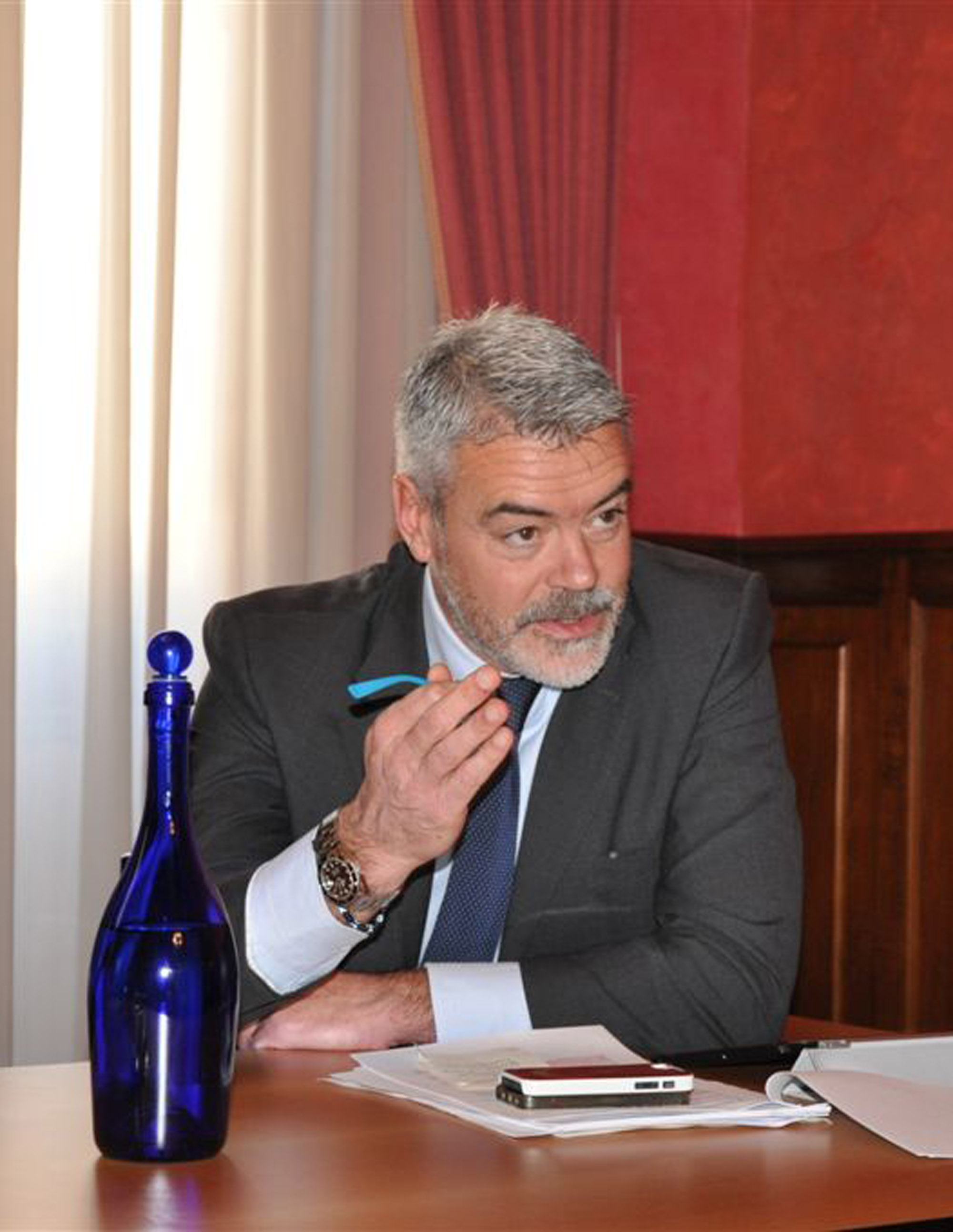 Paolo Panontin (Assessore regionale Funzione pubblica) alla presentazione del Progetto di Open Government &quot;Go-On-Italia&quot;, nella sede di rappresentanza della Regione FVG - Roma 11/12/2013