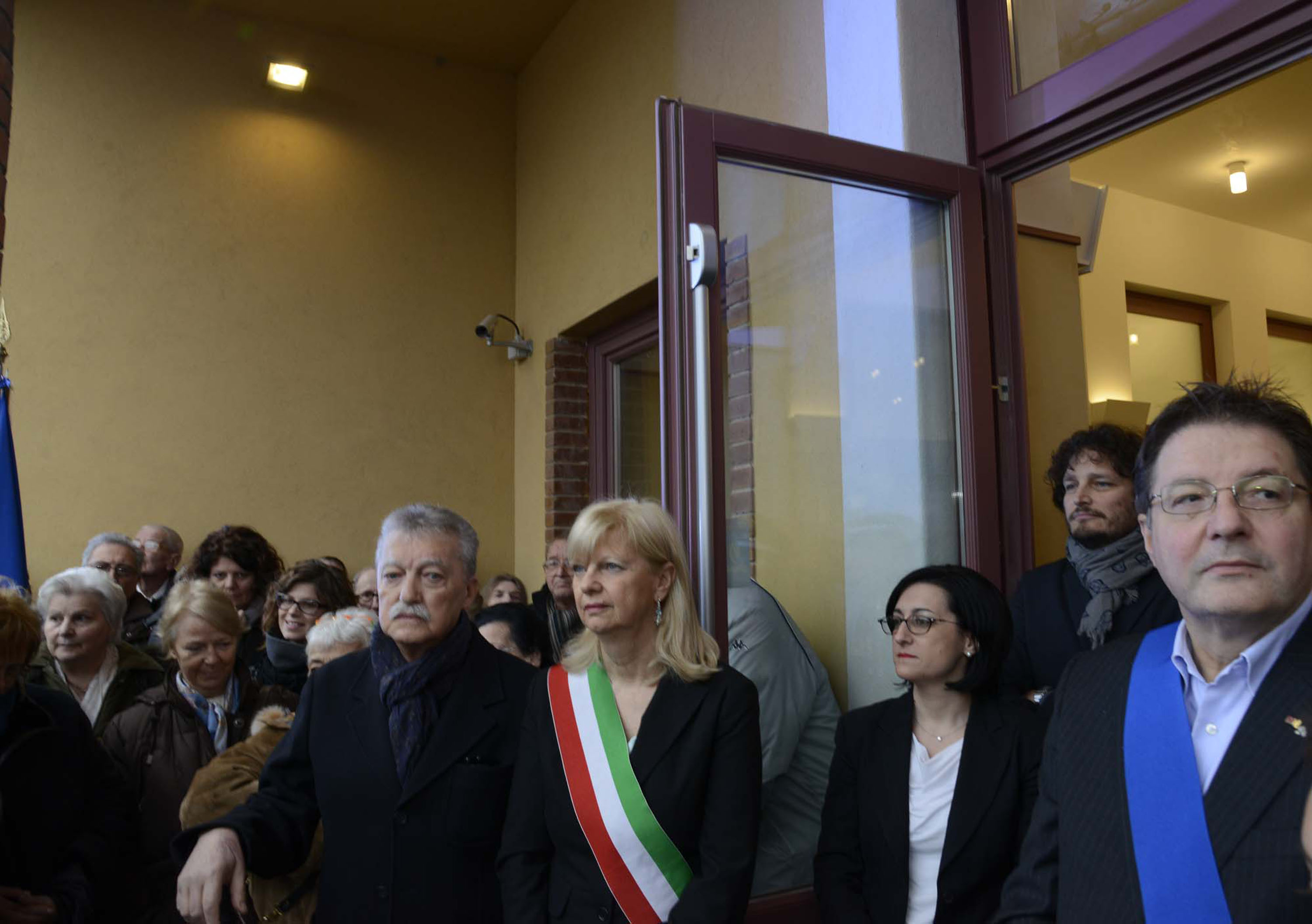 Silvia Altran (Sindaco Monfalcone), Sara Vito (Assessore regionale Ambiente ed Energia) ed Enrico Gherghetta (Presidente Provincia Gorizia) all'inaugurazione del complesso delle Terme Romane - Monfalcone 21/12/2013