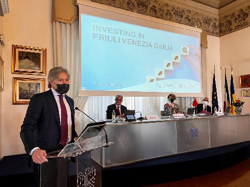 L'intervento dell'assessore Bini a palazzo Torriani a Udine