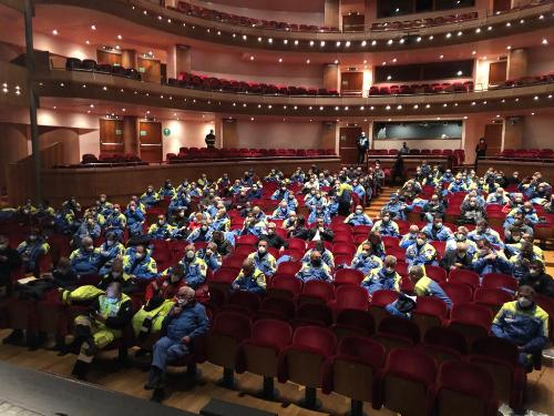La Consulta plenaria di Protezione civile regionale tenutasi ieri al teatro Giovanni da Udine