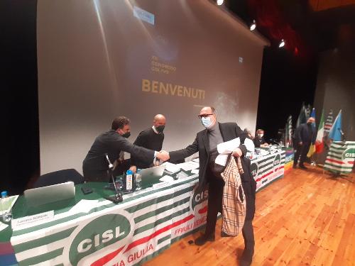 Il vicegovernatore Riccardi al XIII Congresso della Cisl Fvg