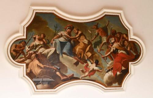 La tela di Antonio Paroli "Gli Dei dell’Olimpo" nel piano nobile di Palazzo Attems Petzenstein a Gorizia