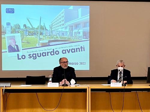 Il vicegovernatore con delega alla Salute del Friuli Venezia Giulia, Riccardo Riccardi, al convegno dedicato a Silvio De Paoli nel centenario della nascita.