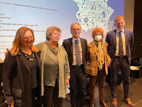 L'assessore regionale alla Cultura, Tiziana Gibelli, alla presentazione  del nuovo bando Restauro 2022